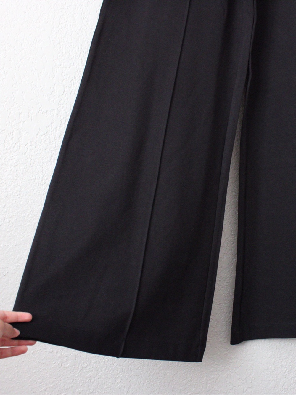 Quince Ultra-Stretch Ponte Super Wide Leg Pants - Picture 3 of 10
